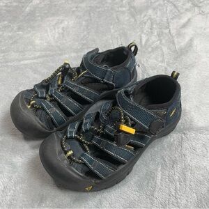 Kids Keen Water Hiking Sandals Navy Blue Toddler 11
